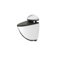 Shelf support with clamp, Design, for wood and glass