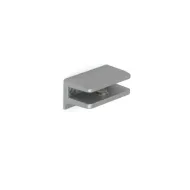 Glass shelf support, 5-6mm, matt chrome
