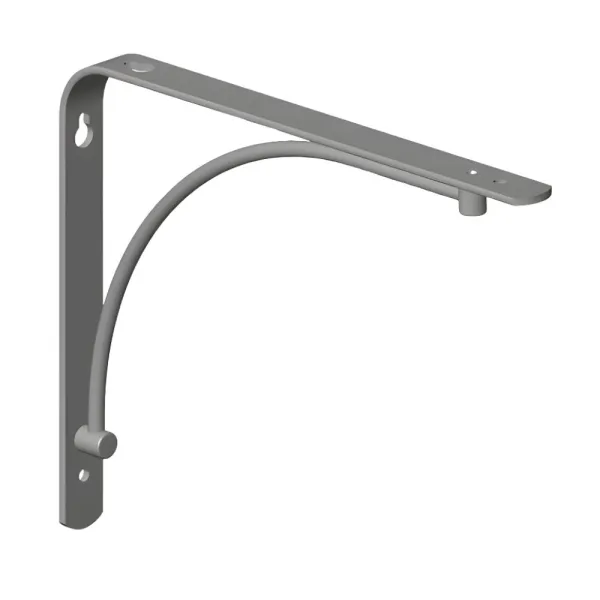 Shelf bracket DANNI 230x180mm 25kg aluminum
