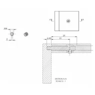 Sąvarža M4 L20,5mm, MINI SYSTEM S