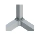 Staljuostė aliuminio 15,5x15,5mm, L4200mm, aliuminis