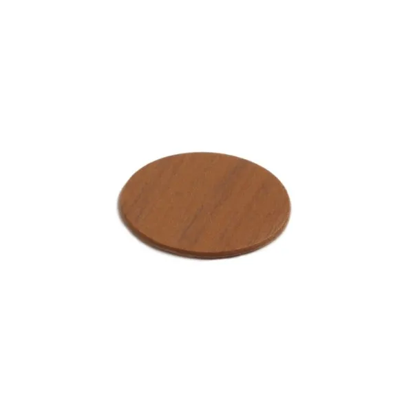Adhesive hole cover Ø13mm light walnut (20 pcs/sheet)