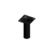 Leg round adjustable Ø30mm H100mm black M10