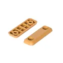 Bumper, for screw fixing, 48x15mm beech