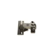 Cruciform mounting plate for 31100, Slide-On, H0, with Euro screws, nickel