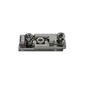 Plokštelė tiesi Metalla 310, Clip, H0mm, su euro varžtais, juoda