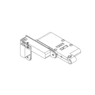 Hinge MODUS, milled, with soft close 30kg, right, black