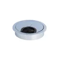 Lizdas laidams Ø60x13mm, su šepetėliu chromas