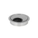 Cable grommet Ø60x13mm with brush stainless steel