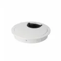 Cable grommet Ø80x13mm with brush white