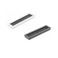 Lizdas laidams su šepetėliu 180x51mm, aliuminis