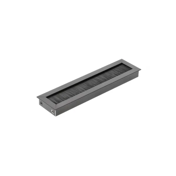 Lizdas laidams su šepetėliu 180x51mm, juoda