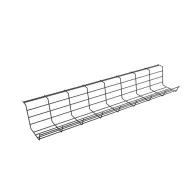 Lovys laidams 720x150x105mm, juoda