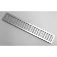 Ventilation grill aluminum 80x480mm white
