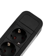 3-way power strip PRIMO 2, 3xCEE7/3, with switch, with supply cable L2000mm