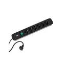 6-way power strip PRIMO 2, 6xCEE7/3, with switch, with supply cable L2000mm