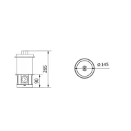 RB COMFORT PLUS 4xSchuko, dvigubas USB-A kroviklis, 2xRJ45, bevielis kroviklis, baltas