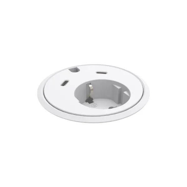 Power distributing unit POWER DOT 1x250V, 2xUSB-C connections, 1 cable through, cable L1500mm, white