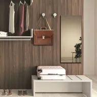 Aliuminium profile for shoe shelf 1673, L3000mm, brown metal grey
