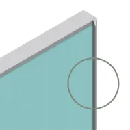 Aluminium profile 2147, with handle, L3000mm, aluminium anodized