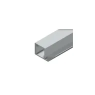 Aluminium profile 2147, with handle, L3000mm, aluminium, brown metal grey