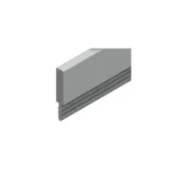 Aliuminium profile for shoe shelf 2351 5x20mm, L3000mm, grey