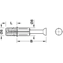 Sąvarža greito jungimo 11,5x24mm, sriegis Ø8mm,