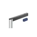 Tvirtinimas profilio prie sienos galinis L295mm, juoda PHOS