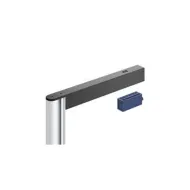 Upper wall connection element L295mm black