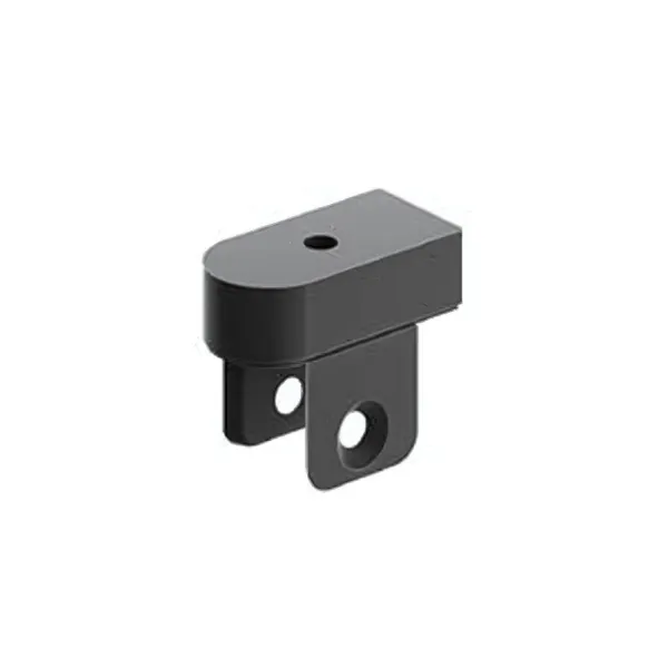 Ceiling fixing for Stili Ellipse vertical profile A, black