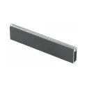 Rectangular rail with silicone protection, 30x12mm, L3000mm, anthracite