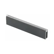 Rectangular rail with silicone protection, 30x12mm, L3000mm, anthracite