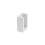End cap for 30x12mm tube, white