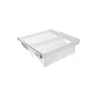 Metal drawer for shoes W900mm with soft closing, white