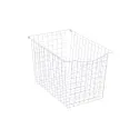 Wire basket Norscan, W400mm, H330mm, Ø500mm, white