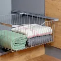 Pull-out drawer/basket SIMPLA, W500mm, H200mm, white