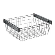 Pull-out drawer/basket W800mm, with soft close, anthracite