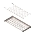 Džiovykla su aliuminio rėmu ir padėkliuku P600mm, balta