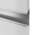 Aluminium handle, recessed, with gasket, from profile P-A33
