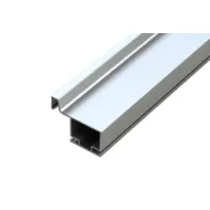Aluminium Gola handle, single vertical, from profile P-A401