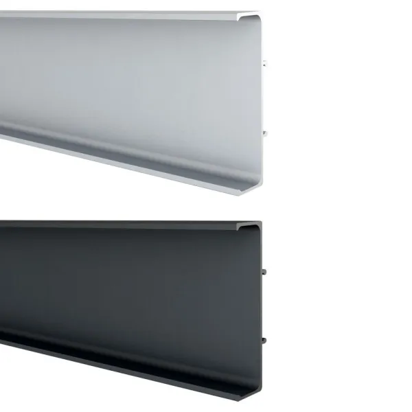 Aluminium Gola II handle, double, from profile P-A502