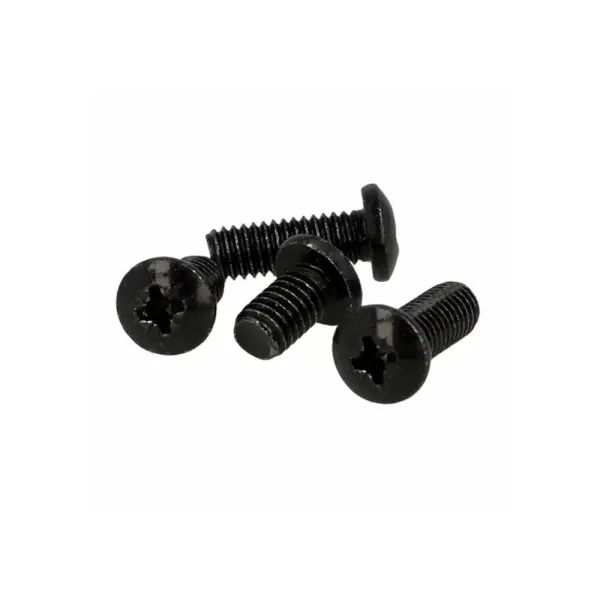 Varžtai lankstui EASY M6x10mm, ir M6x16mm, nerūdijantis plienas, juoda