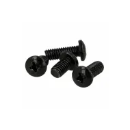 Screws set, for fixing cap "Easy" M6x10mm & M6x16mm, stainless steel, black
