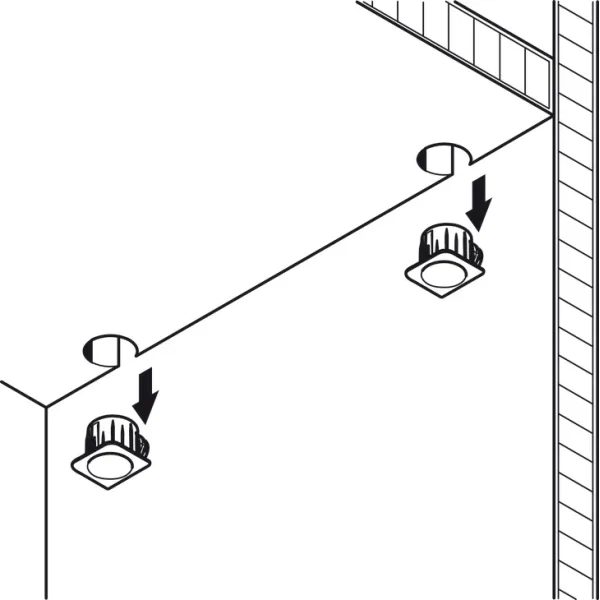 Cabinet connector, Häfele Ixconnect Tab 15 T