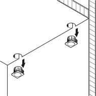 Cabinet connector, Häfele Ixconnect Tab 15 T