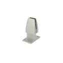 Partition panel clamp BACK TO BACK 4-8mm matt chrome