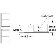 Connector housing, Rafix 20 system, plastic