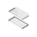 Dish rack 2-piece 310, with two trays, MW800mm, black