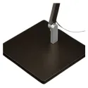 Baseplate for Roxxane Office luminaire, steel, matt dark bronze