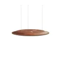 Pendant light, Nimbus Lighting Pad Lounge Vario, acoustic pad, black ink/mahogany